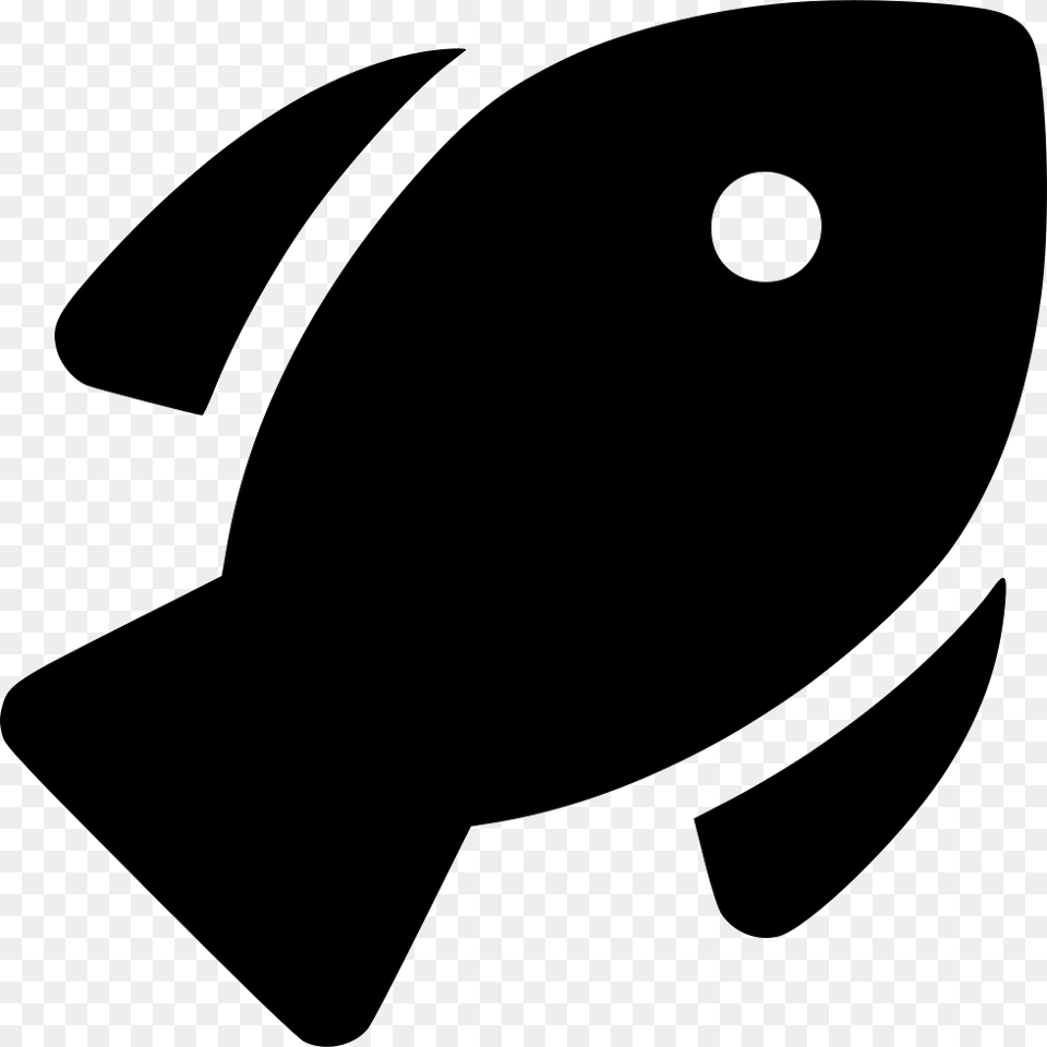 Fish, Stencil, Silhouette, Animal, Sea Life Png