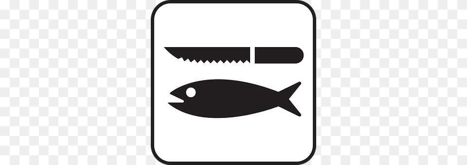 Fish Stencil, Weapon, Animal, Sea Life Png Image