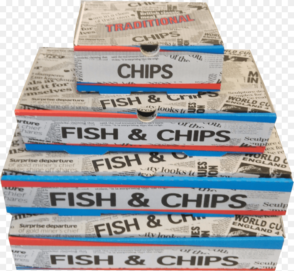 Fish And Chip Packaging Uk, Text, Box Free Transparent Png