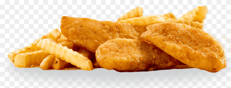 Fish And Chips, Food, Fried Chicken, Nuggets, Bread Free Png Download