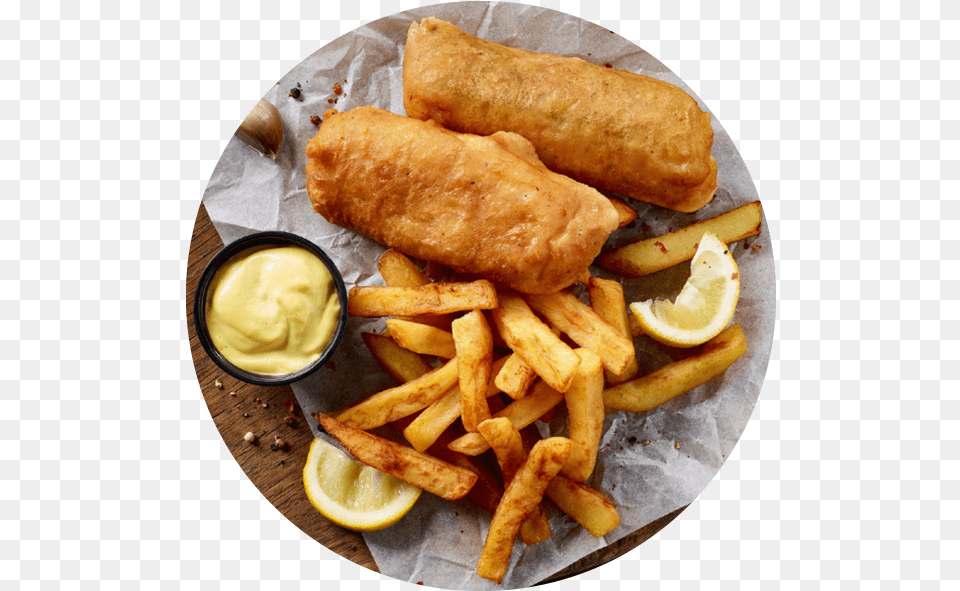 Fish And Chips, Food, Food Presentation, Fries, Bread Png Image