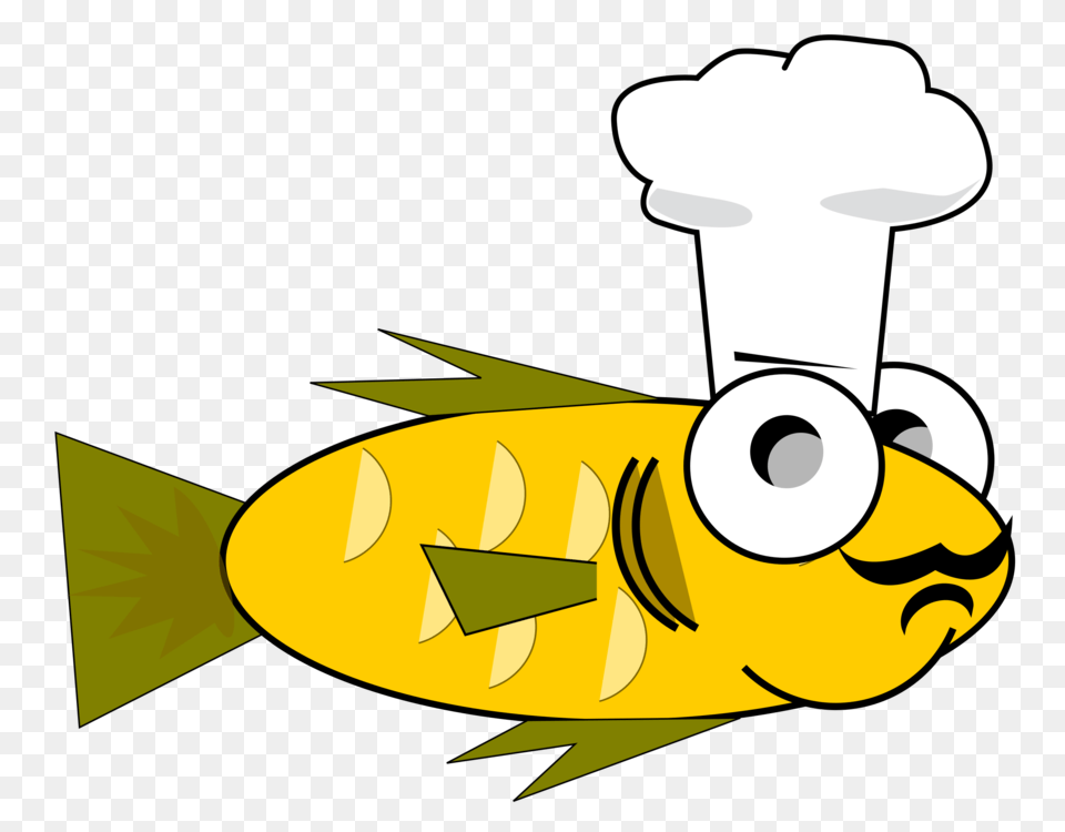 Fish And Chips Chef Cooking Cod, Animal, Sea Life Free Transparent Png