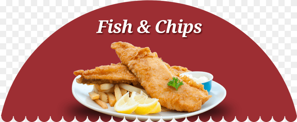 Fish And Chips Gourmet Fish And Chips, Food, Fried Chicken, Nuggets, Meal Free Transparent Png