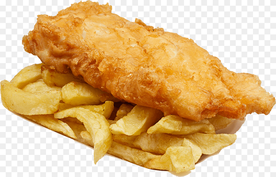 Fish And Chips Stock, Food, Fries, Bread Free Png Download