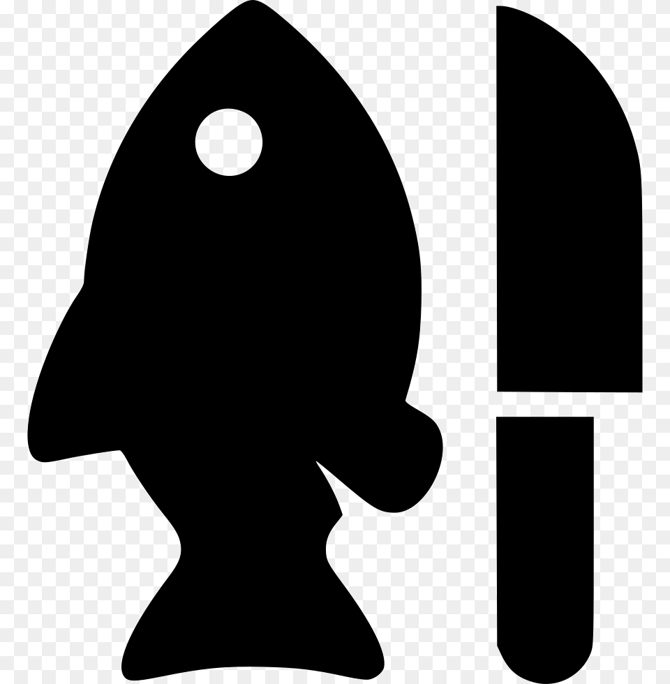 Fish And Knife, Stencil, Silhouette, Helmet, Clothing Free Png