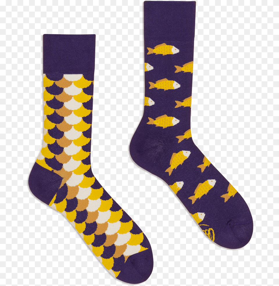 Fish And Scales Sock, Clothing, Hosiery, Footwear, Shoe Png Image