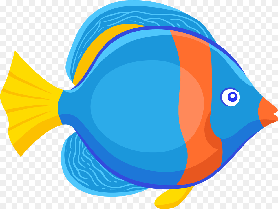 Fish Animation Drawing Blue Cartoon Fish Vector Cartoon Fish Vector, Animal, Sea Life, Surgeonfish, Shark Free Png