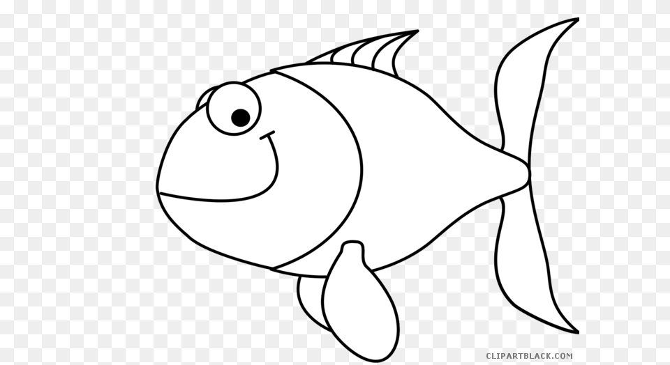 Fish Black And White Transparent Images, Animal, Sea Life, Shark Free Png Download