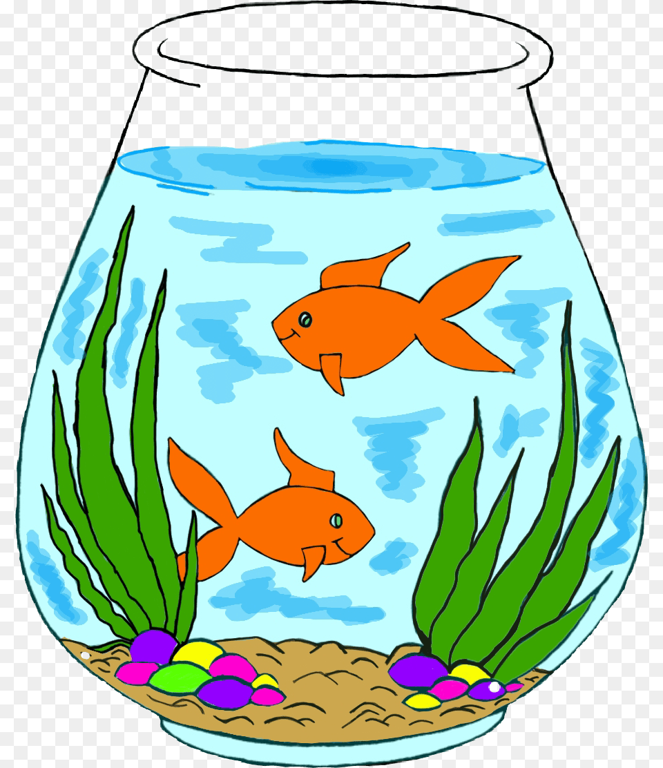 Fish Bowl Fishbowl Water Fish Bowl Clipart, Animal, Aquarium, Sea Life Free Png Download