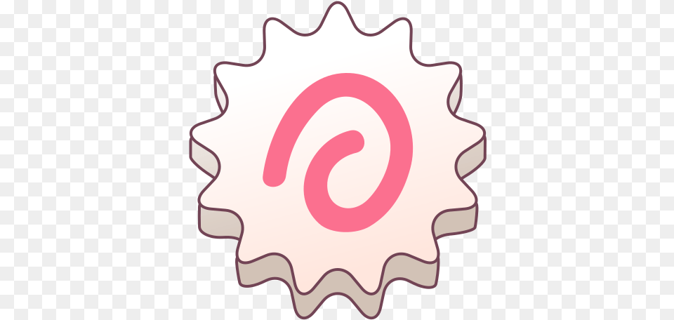 Fish Cake With Swirl Design Emoji For Facebook Email U0026 Sms Colorfulness, Machine, Gear Free Transparent Png