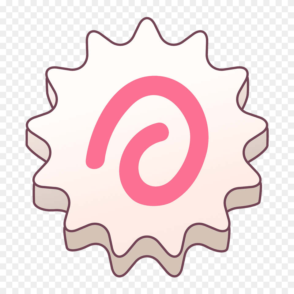 Fish Cake With Swirl Emoji Clipart, Machine, Gear Png Image