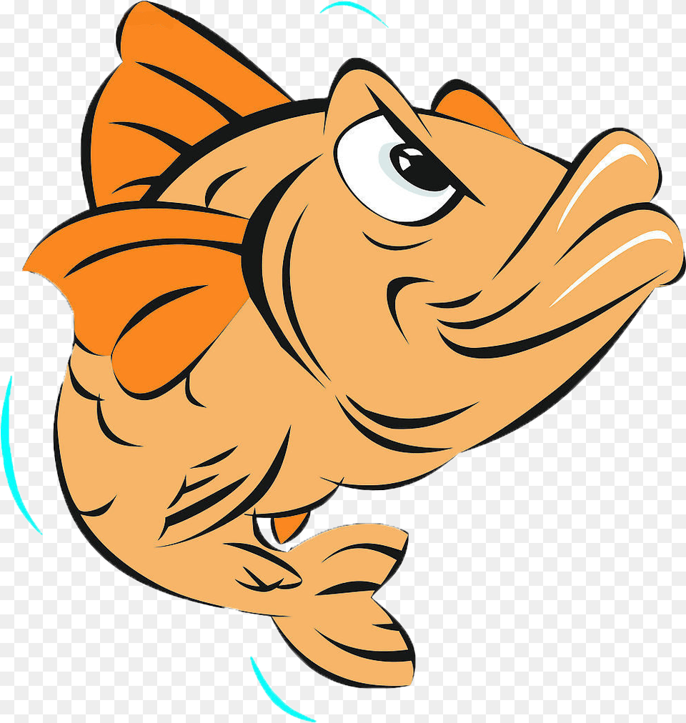 Fish Cartoon Clipart Angry Cartoon Fish, Baby, Person, Art, Animal Free Transparent Png