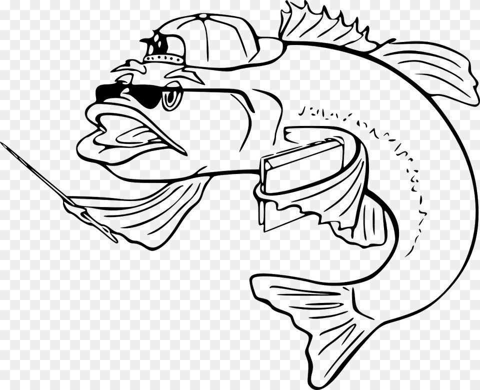 Fish Clip Art, Gray Png