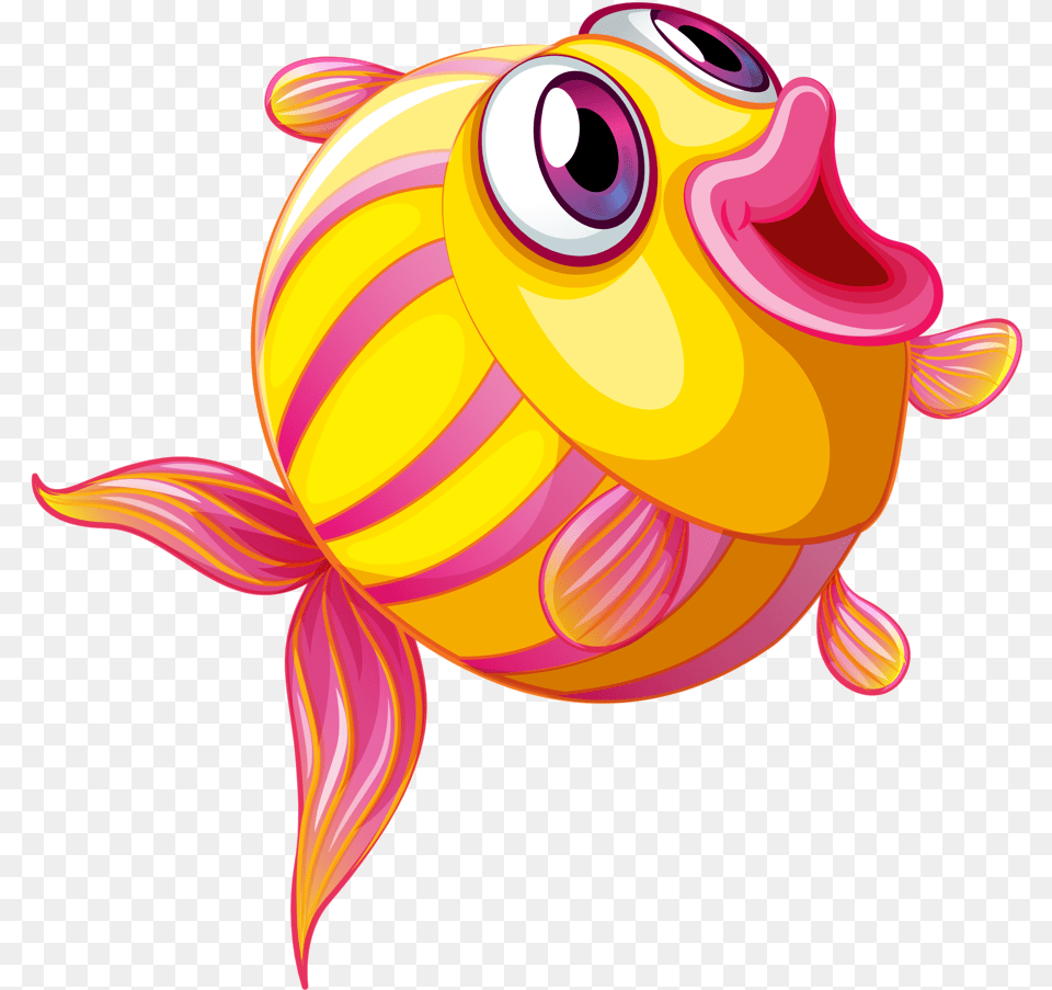 Fish Clip Art Happy Cliparts Abeoncliparts Vectors Fish Clipart, Animal, Sea Life, Shark Png Image