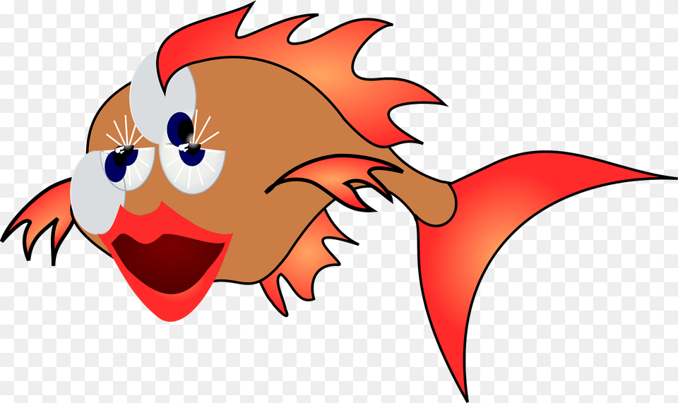 Fish Clipart, Cartoon, Baby, Person Png Image