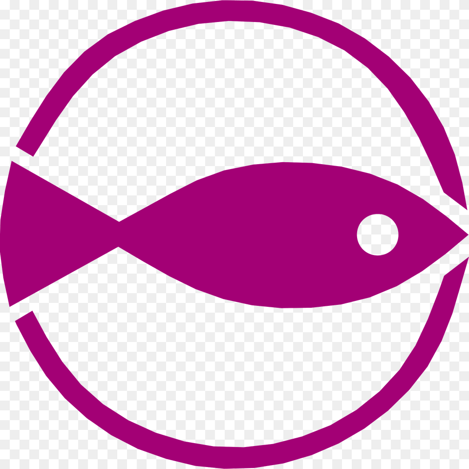 Fish Clipart, Purple, Disk Free Transparent Png