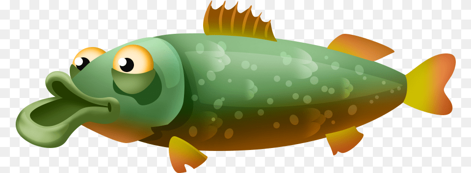 Fish Clipart Pike Pics Cartoon, Animal, Sea Life, Shark Free Png Download