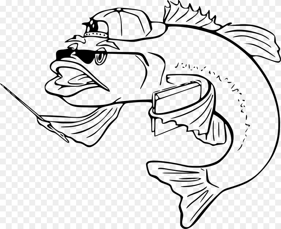 Fish Clipart Teacher Fish Clip Art, Gray Free Png Download
