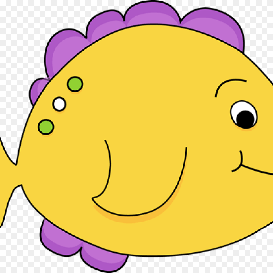 Fish Cliparts Fish Cliparts Purple Cartoon Fish Yellow Cute Cartoon Fish, Animal, Sea Life, Rock Beauty Free Transparent Png