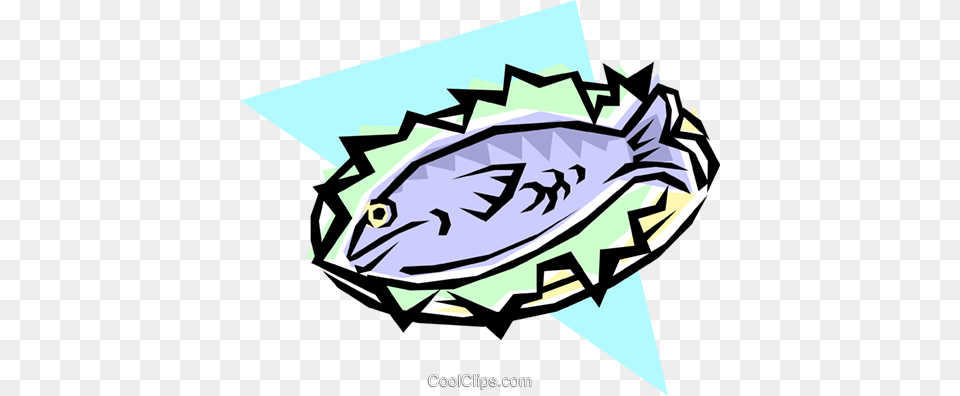 Fish Dinner Royalty Vector Clip Art Illustration, Animal, Sea Life, Tuna, Bonito Png Image