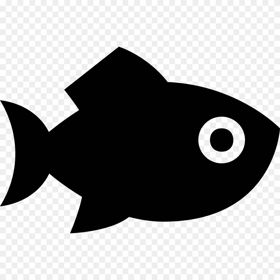 Fish Food Icon, Gray Free Png Download