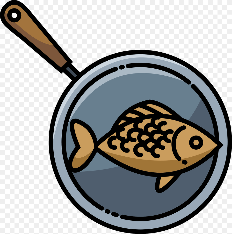 Fish Fry Clipart, Cooking Pan, Cookware, Frying Pan, Ammunition Free Transparent Png