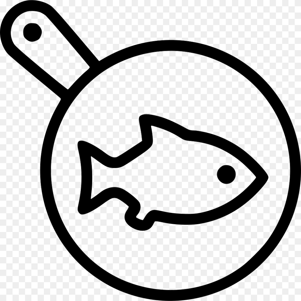 Fish Fry Icon Cooking Pan, Cookware, Smoke Pipe, Frying Pan Free Png Download