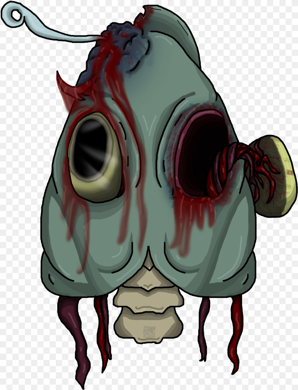Fish Head Wm Illustration, Person, Alien, Face Free Png Download