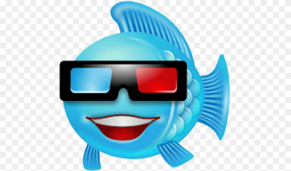 Fish Icon Images At Clker Com Clipart Download Fish With 3d Glasses, Accessories, Goggles, Baby, Person Free Png
