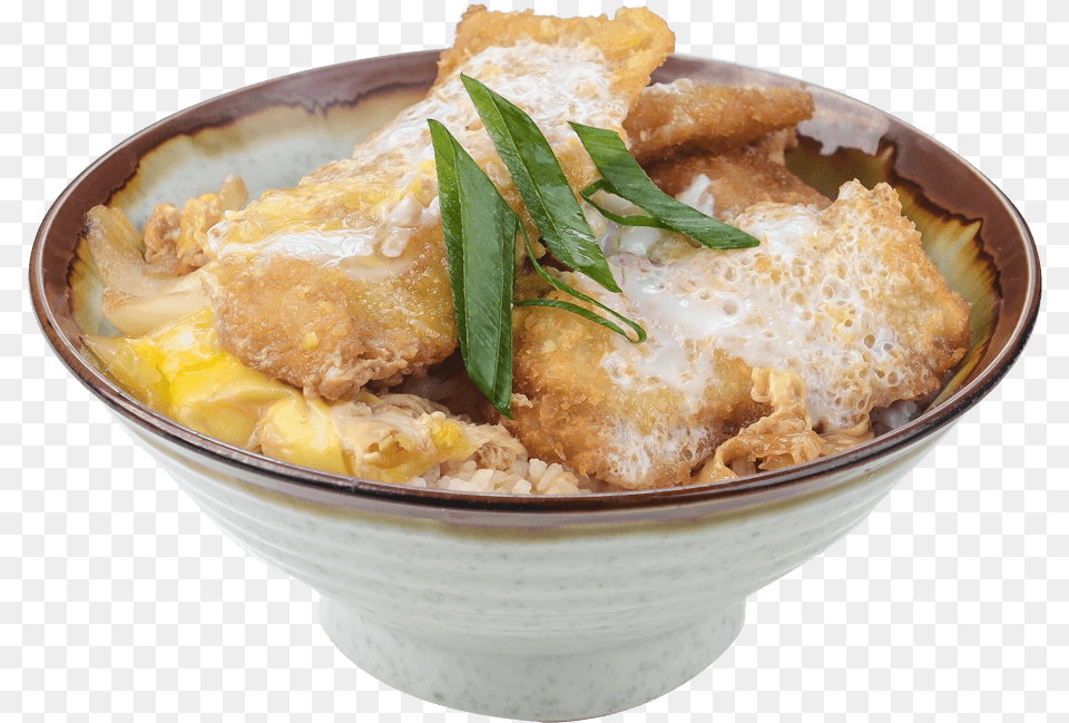 Fish Katsudon French Onion Soup, Food, Food Presentation, Bowl Free Transparent Png