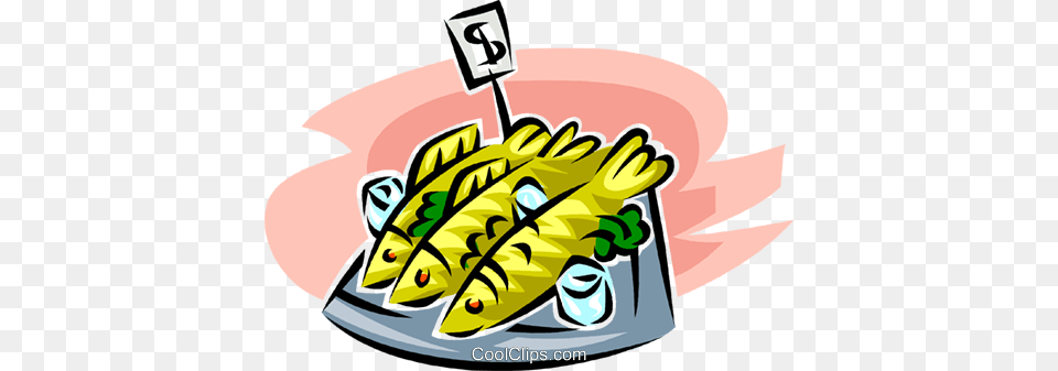 Fish Market Royalty Vector Clip Art Illustration, Bulldozer, Machine, Food Png