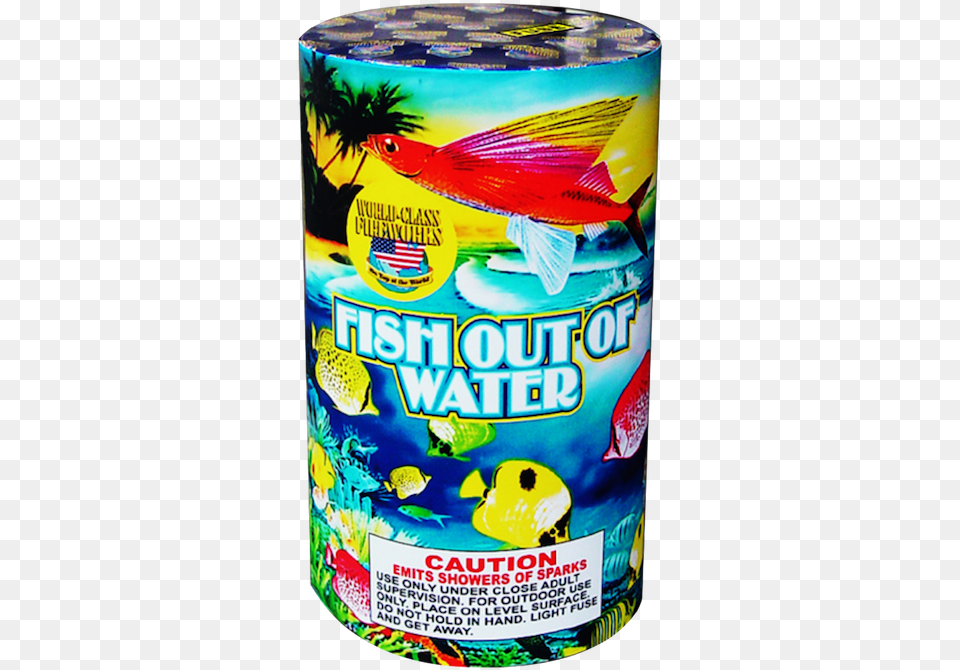 Fish Out Of Water By World Class Fireworks Aah Fireworks, Can, Tin Png Image