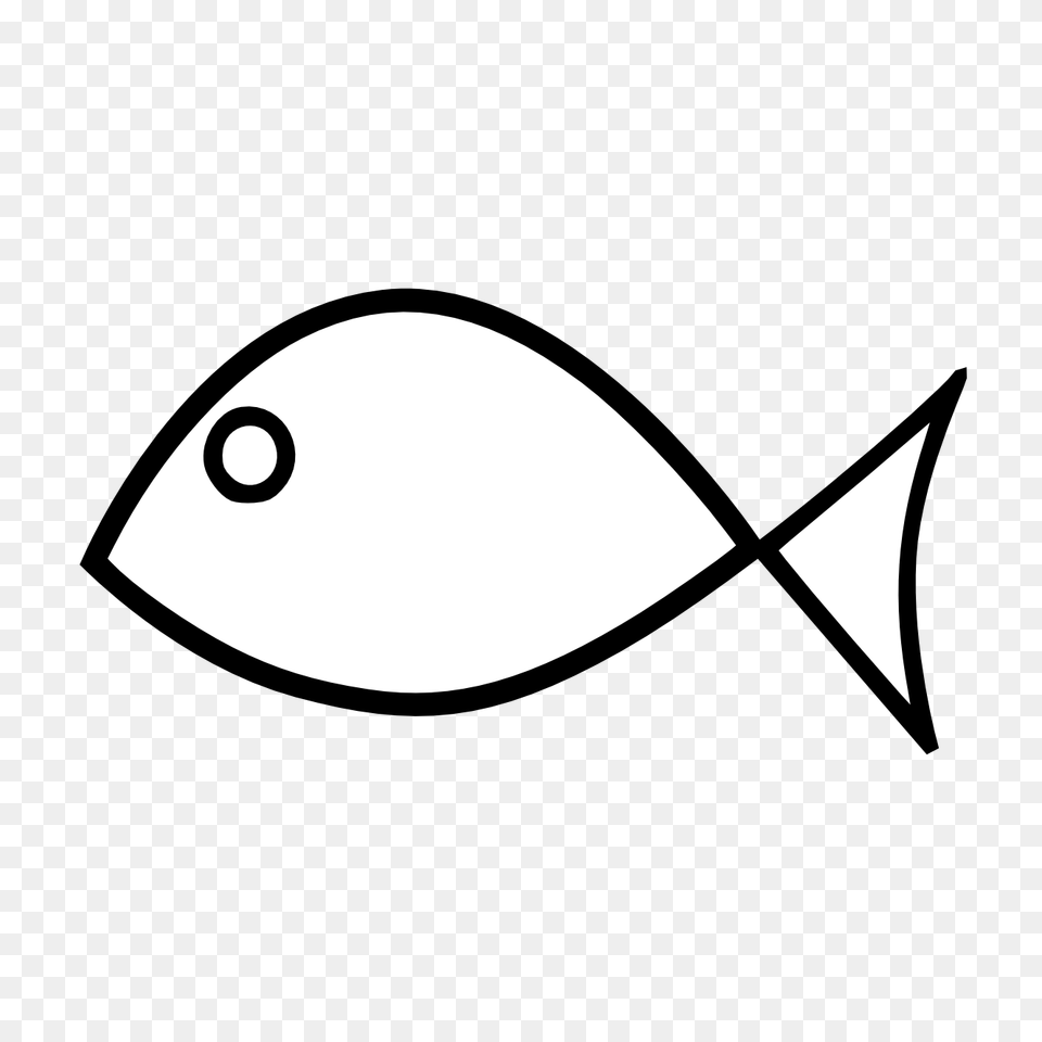 Fish Outline Image Royalty Simple Fish Line Art, Animal, Sea Life, Tuna, Stencil Free Transparent Png