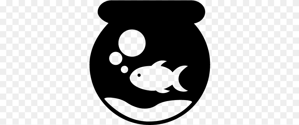 Fish Pet In Spherical Fishbowl Vector Fish Bowl Vector, Gray Png