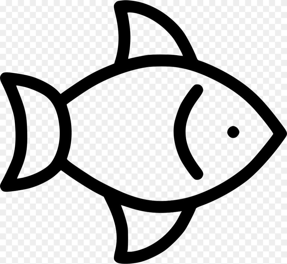 Fish Sea Food Clip Art, Stencil, Animal, Sea Life, Bow Png Image