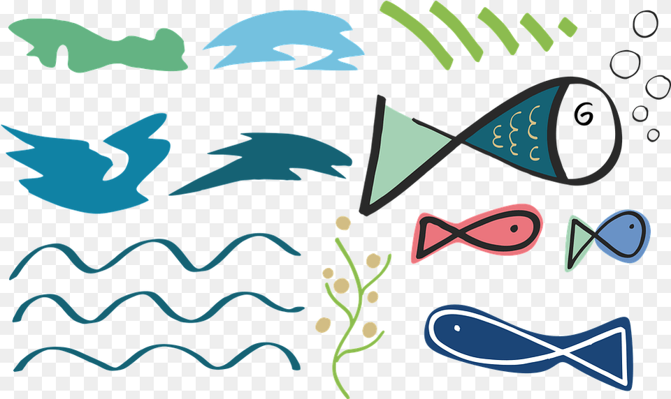Fish Sea Shapes Free Vector Graphic On Pixabay Clip Art, Graphics, Accessories, Formal Wear, Tie Png Image