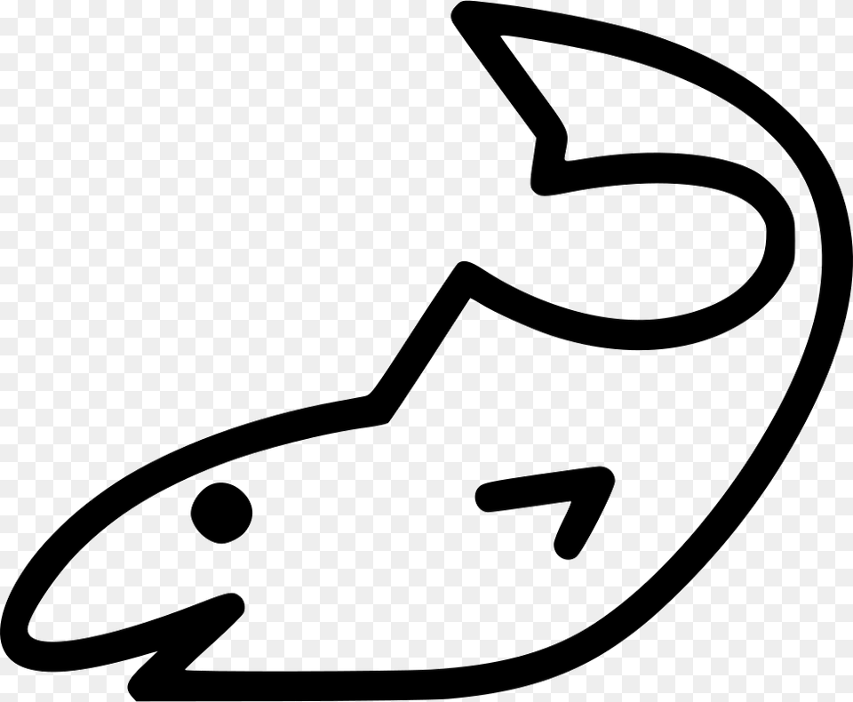 Fish Shark Animal Sea Water Ocean Line Art, Stencil, Bow, Weapon Png Image