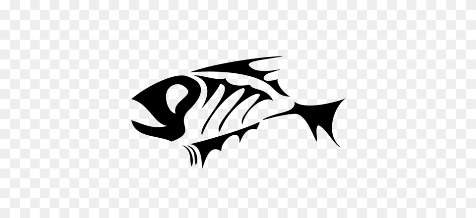 Fish Skeleton Logo Cartoon Fish The Bowl Ink, Silhouette, Firearm, Gun, Rifle Png