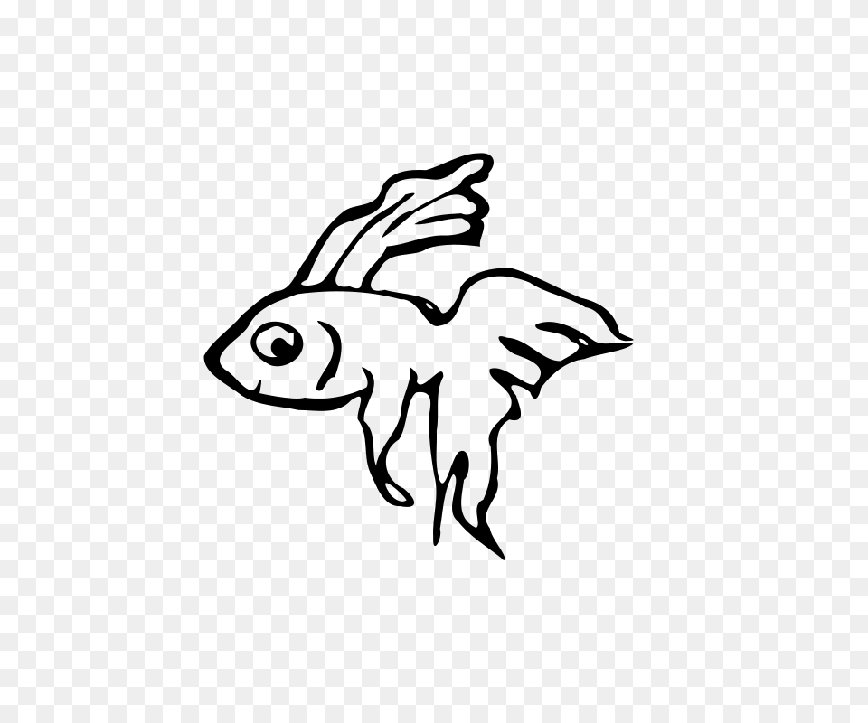Fish Stock Clipart, Gray Free Png