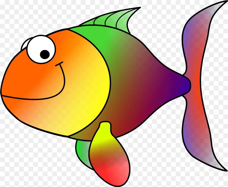 Fish Swimming Animated Fish For Kids, Animal, Sea Life, Person Png