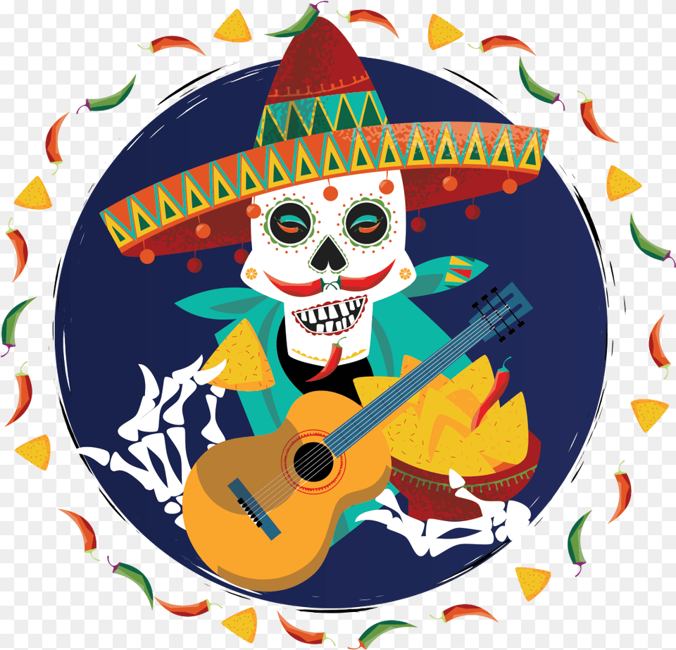 Fish Taco Clipart Guitar, Clothing, Hat, Musical Instrument Png