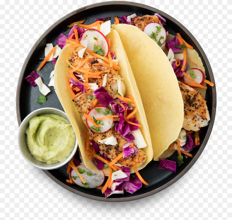 Fish Tacos Gringas, Food, Food Presentation, Taco Png