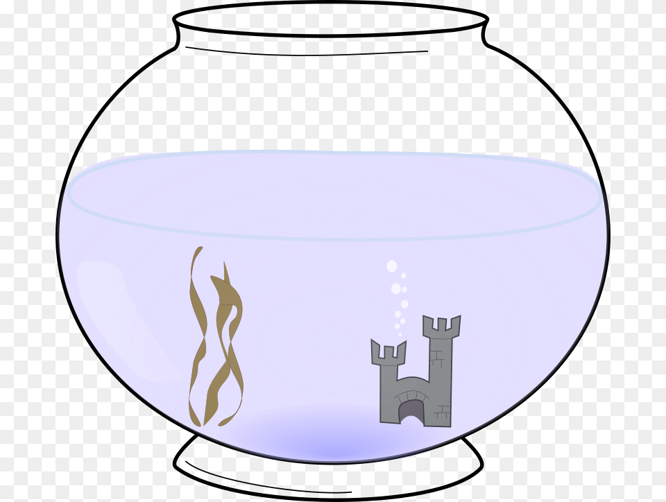 Fishbowl Clip Arts Empty Fishbowl Clipart, Bowl, Bathing, Tub, Water Free Png Download