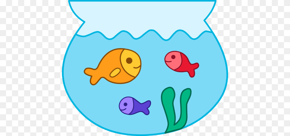 Fishbowl Clipart Cute Pet Fishes In Bowl, Animal, Sea Life, Fish Png