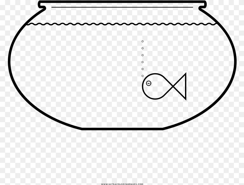 Fishbowl Coloring, Gray Free Transparent Png