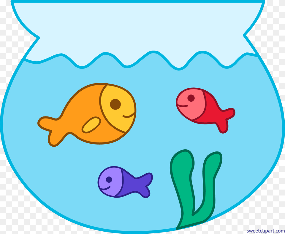 Fishbowl Fishes Cute Clip Art, Animal, Sea Life, Fish, Astronomy Free Png Download