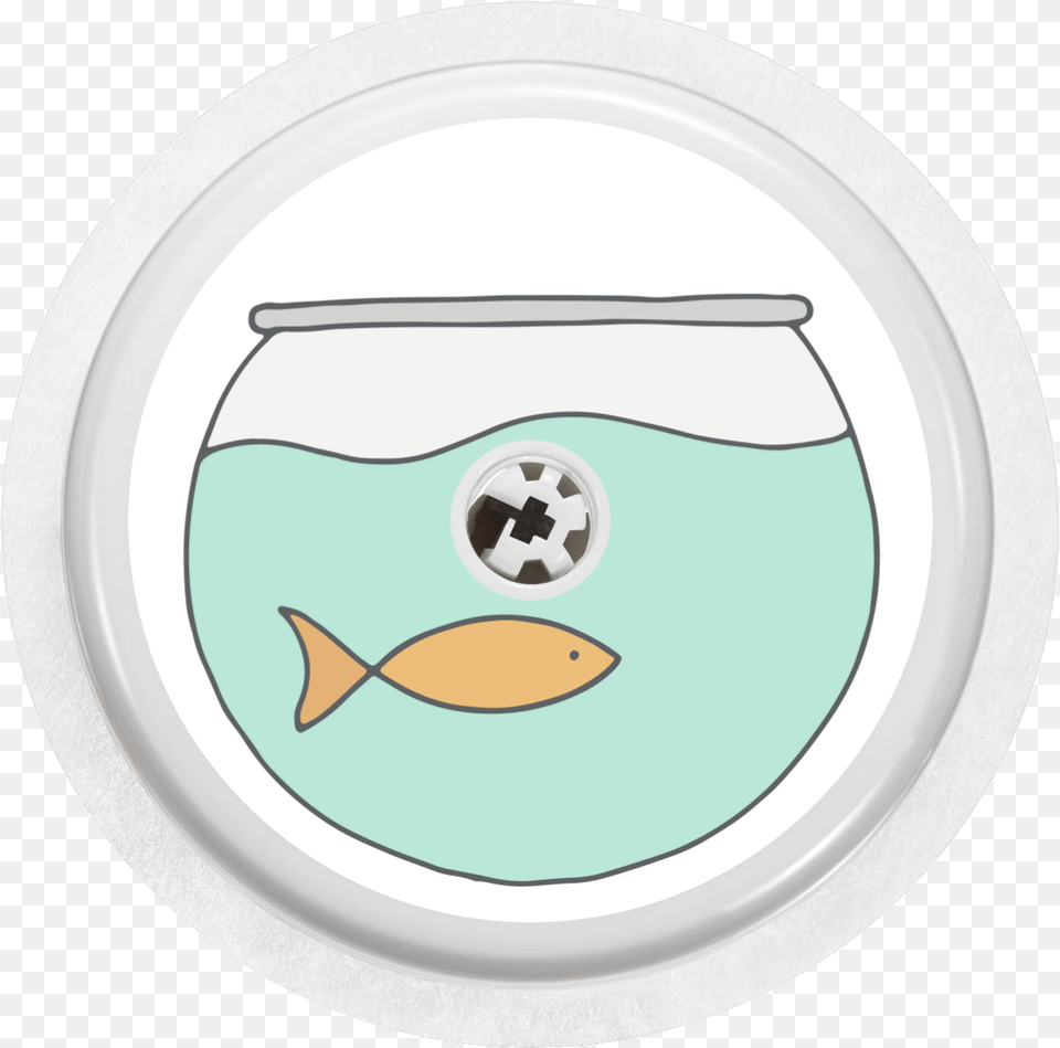 Fishbowl Freestyle Libre Sticker Happy, Animal, Sea Life, Disk, Aquarium Free Transparent Png