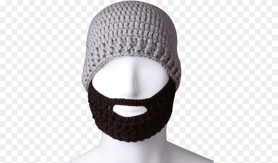 Fisher Unisex Knit Beanie Stubble Beard Hat, Cap, Clothing, Baby, Person Free Png Download