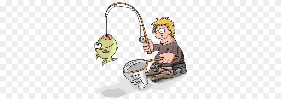Fisherman Fishing, Leisure Activities, Outdoors, Water Free Png Download