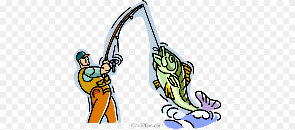 Fisherman Catching A Fish Royalty Vector Clip Art, Cleaning, Person, Fishing, Leisure Activities Free Transparent Png
